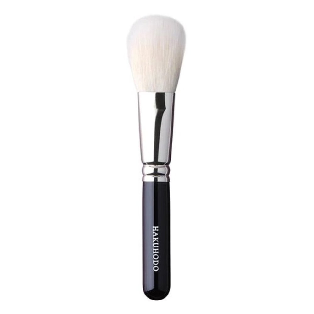 Hakuhodo J544 Powder & Liquid Brush Round & Flat Duo Fiber